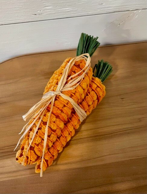 Orange velvet carrots