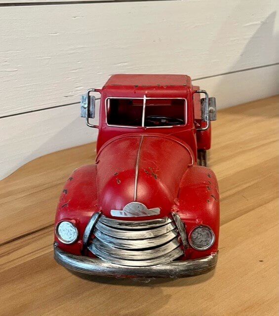 Red Metal Truck