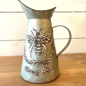 Embossed Pitcher-Honey Bee